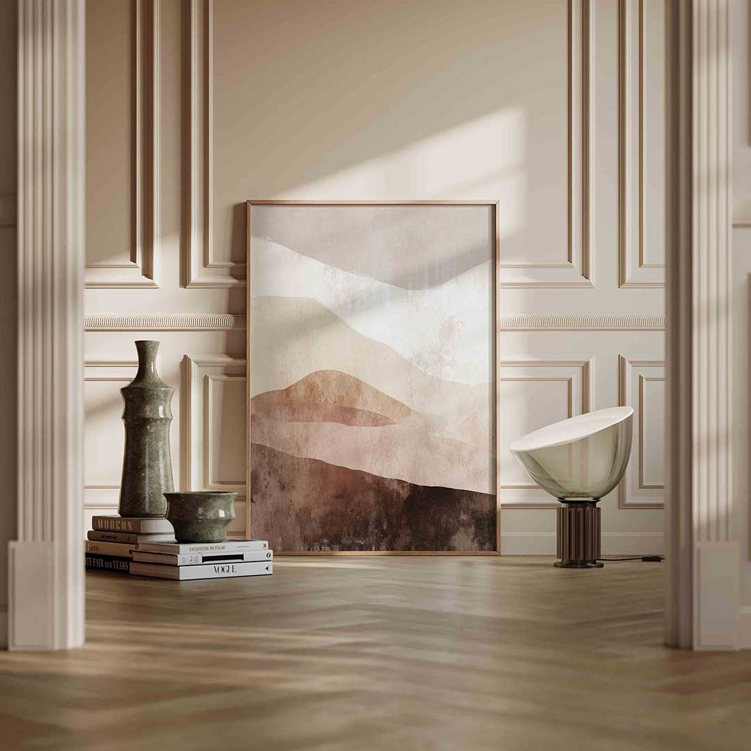 Abstracte lagen Poster