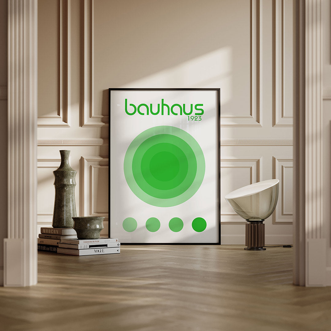 Cirkelvormen en kleur Poster