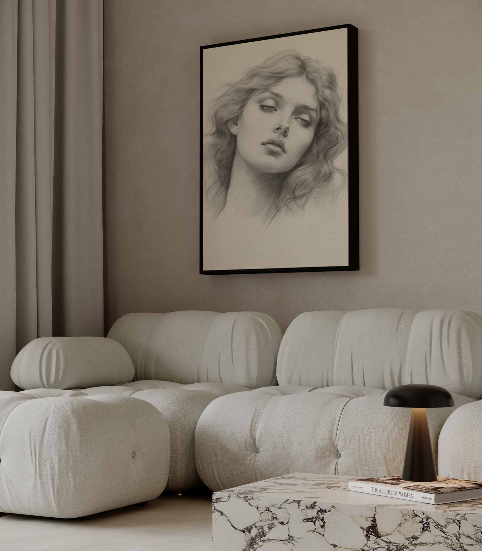 Dromerige Sfeer Kunstwerk-canvas-dibond-plexiglas-wanddecoratie-WallArtistic