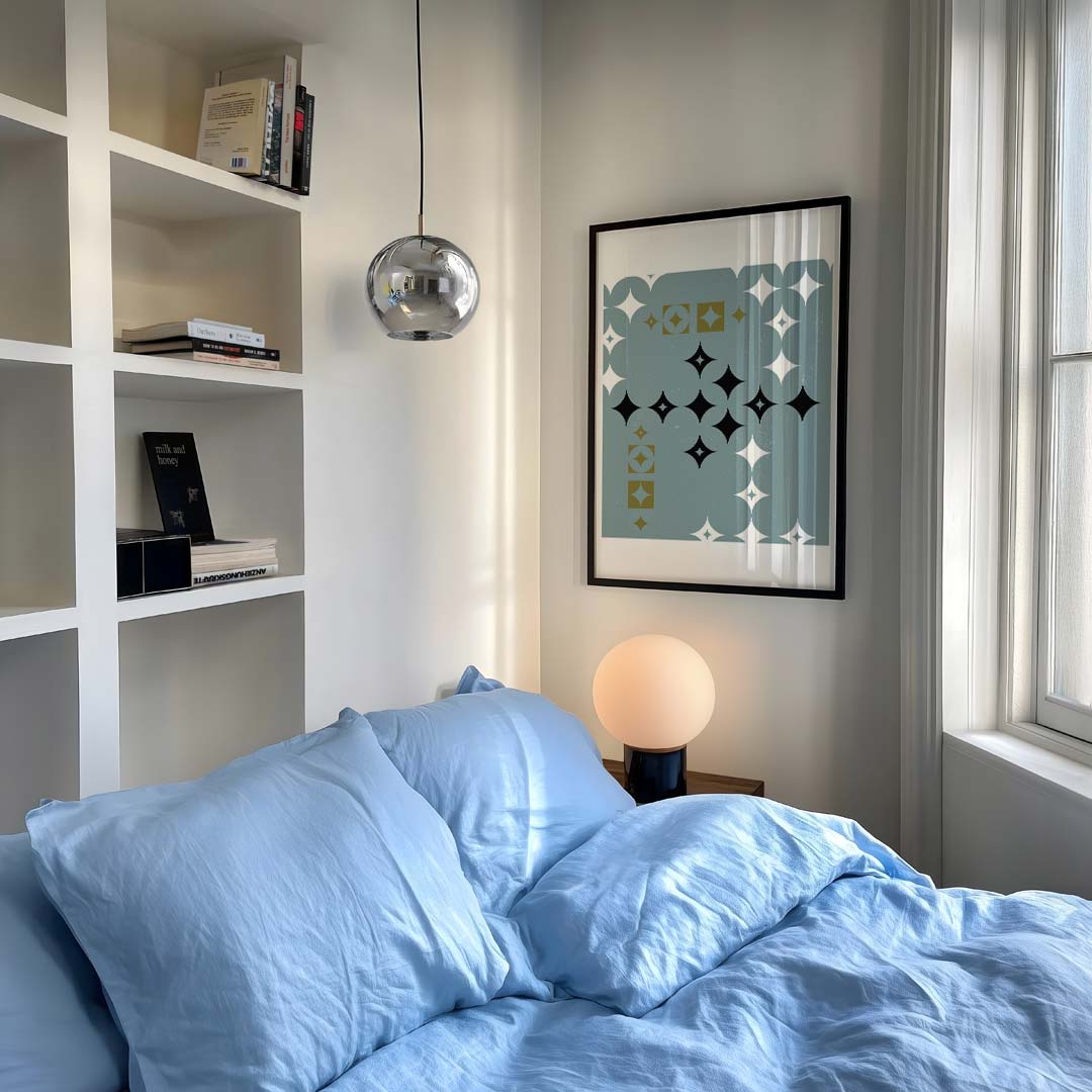 Geometrische Sprankeling Poster-WallArtistic