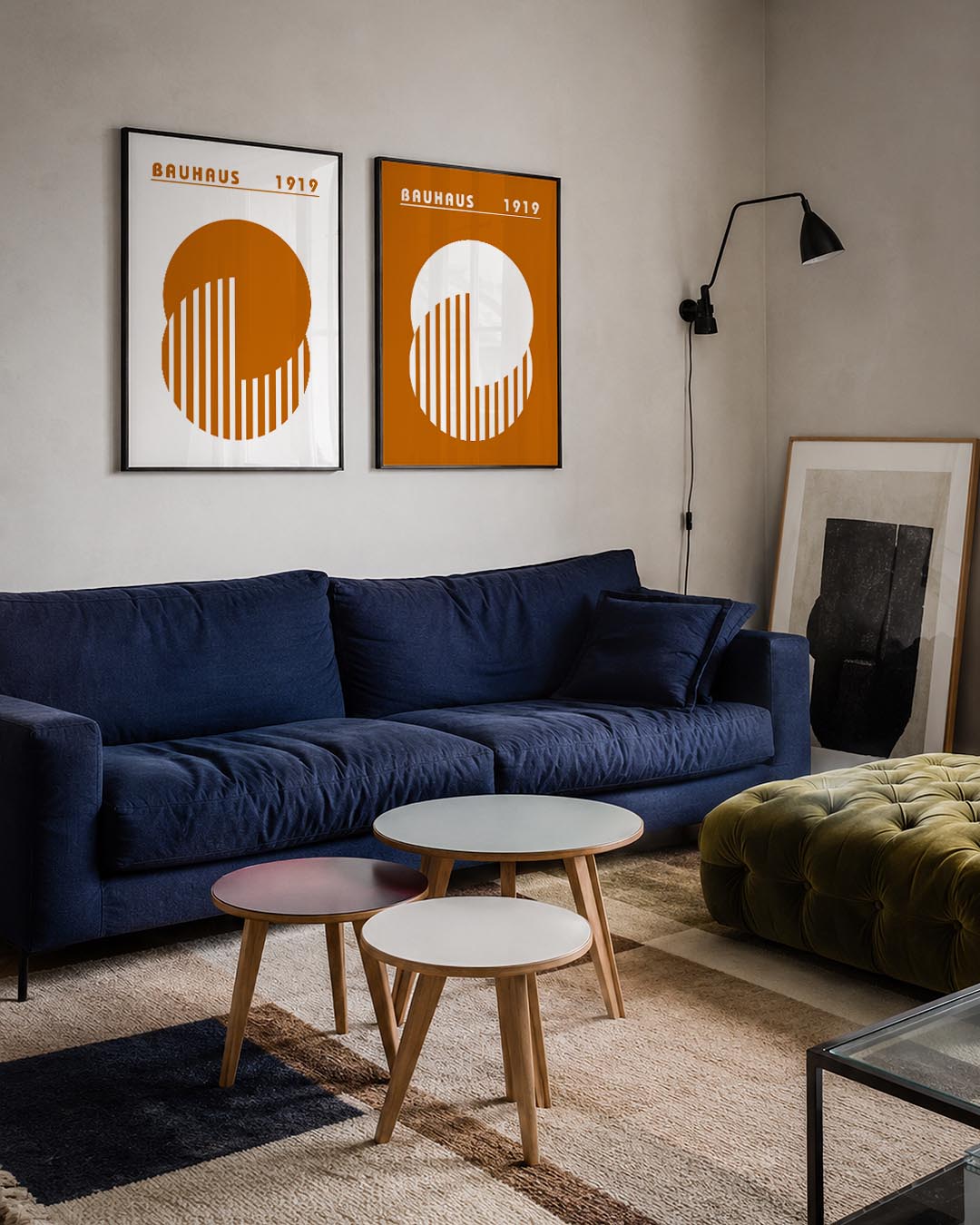 Cirkel en strepen Posterset