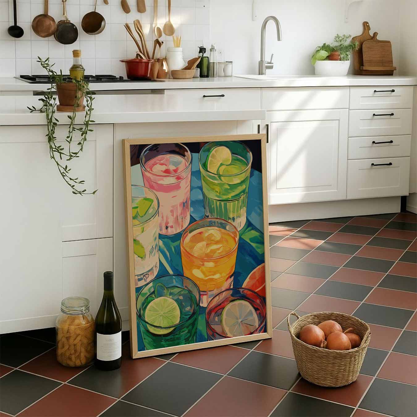Verfrissende Zomer Cocktails Poster-WallArtistic