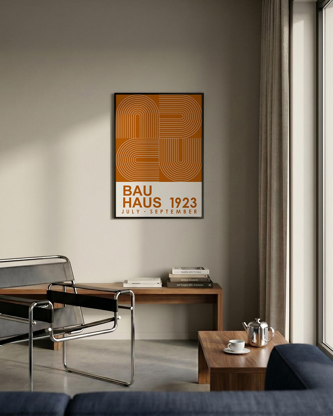 Lijnen en vlakkenspel Poster