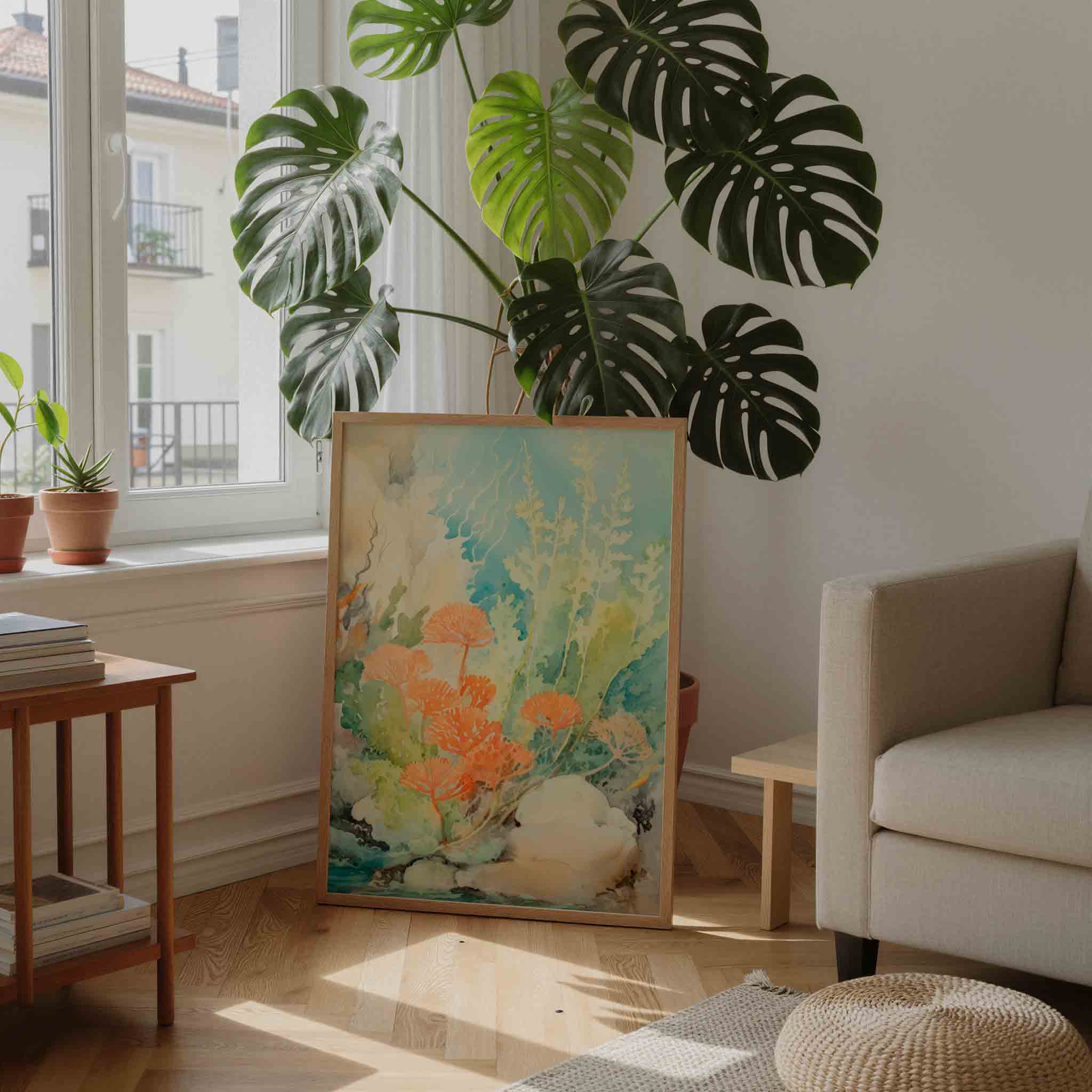 Onderwaterlandschap Poster