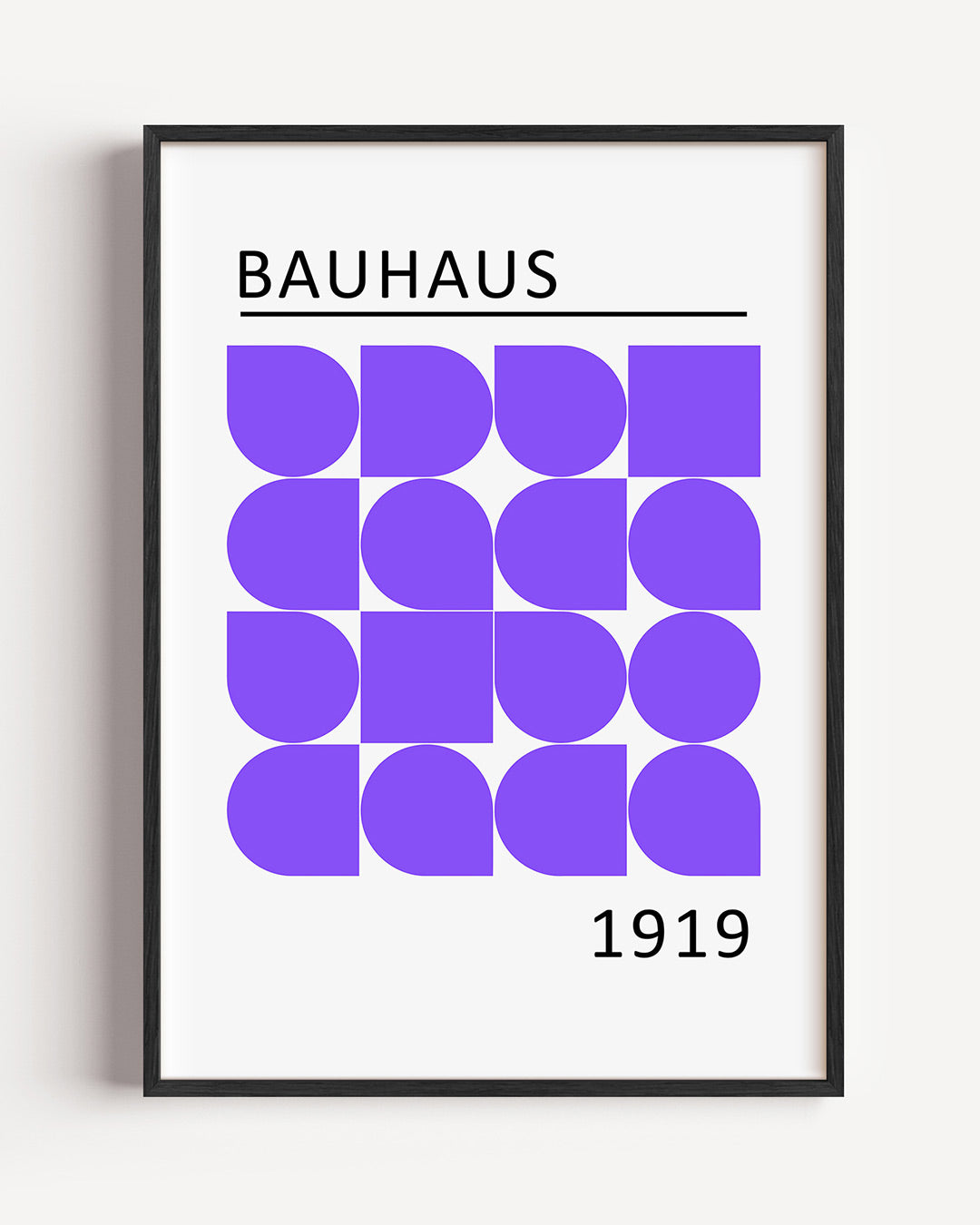 Vormritme en kleur Poster