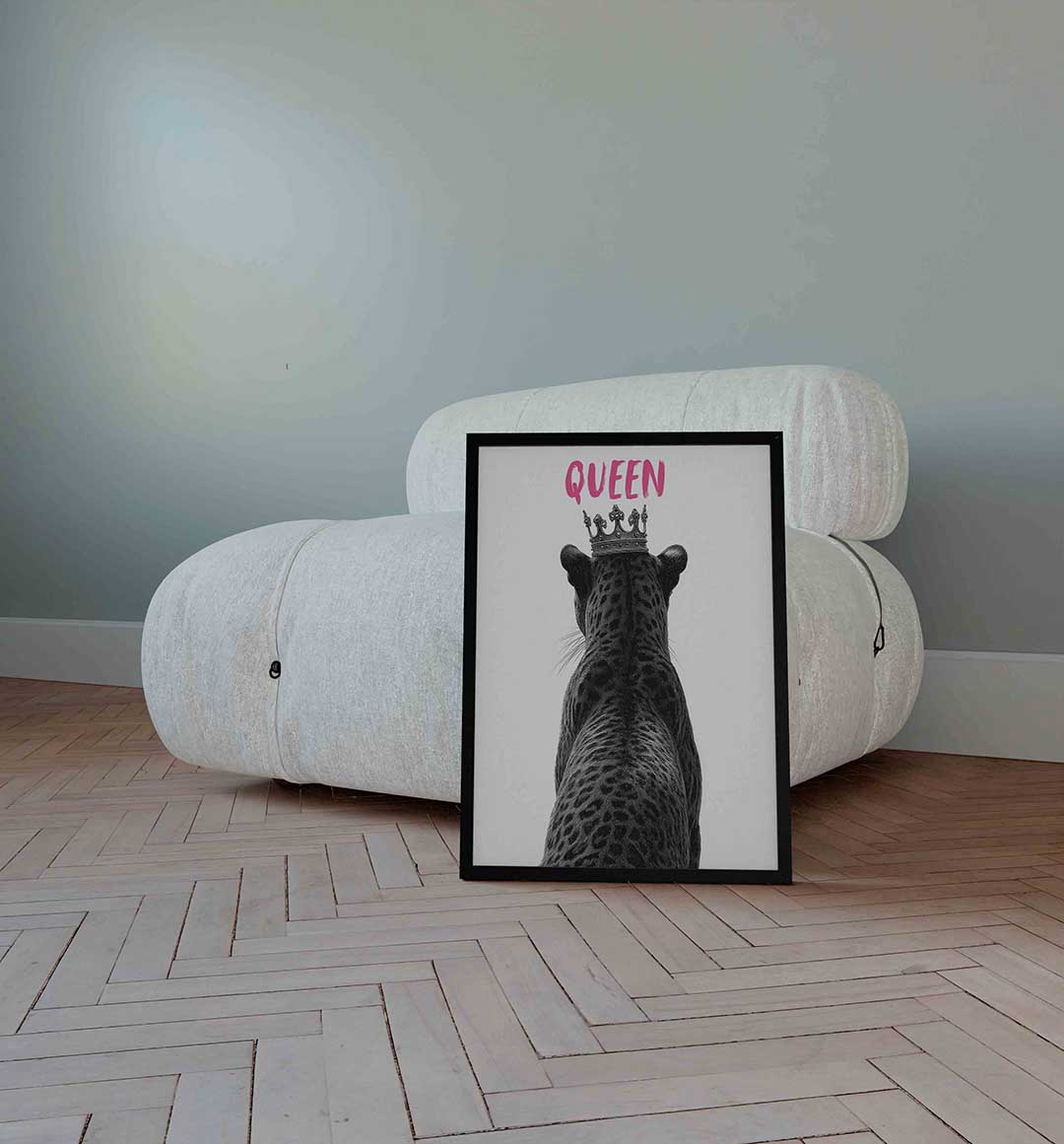Panter met kroon Poster