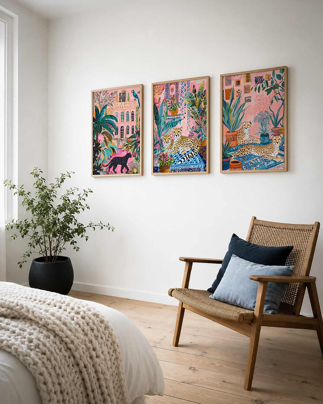 Kleurrijke jungle Posterset