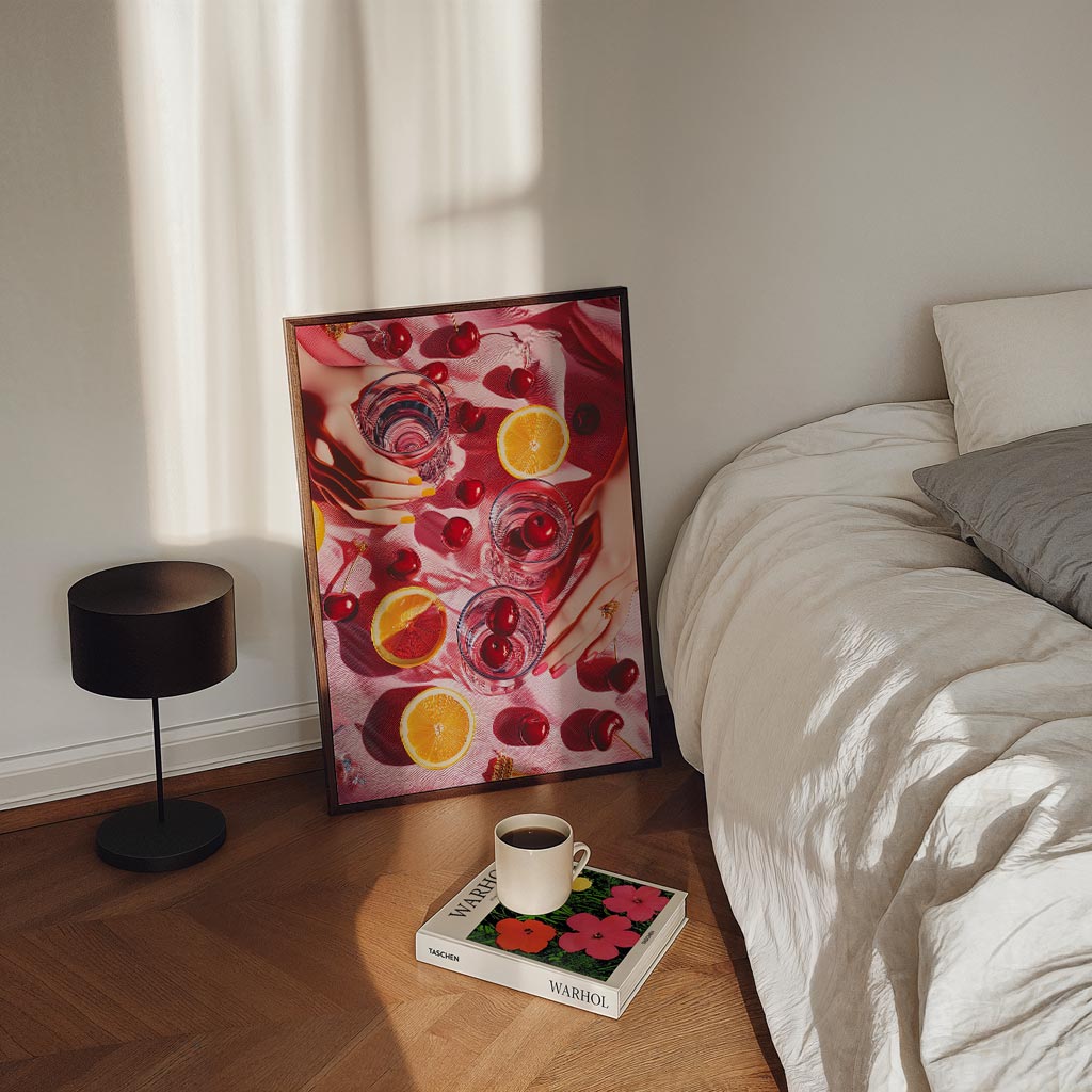 Zomerse Fruit Vibes Poster-WallArtistic