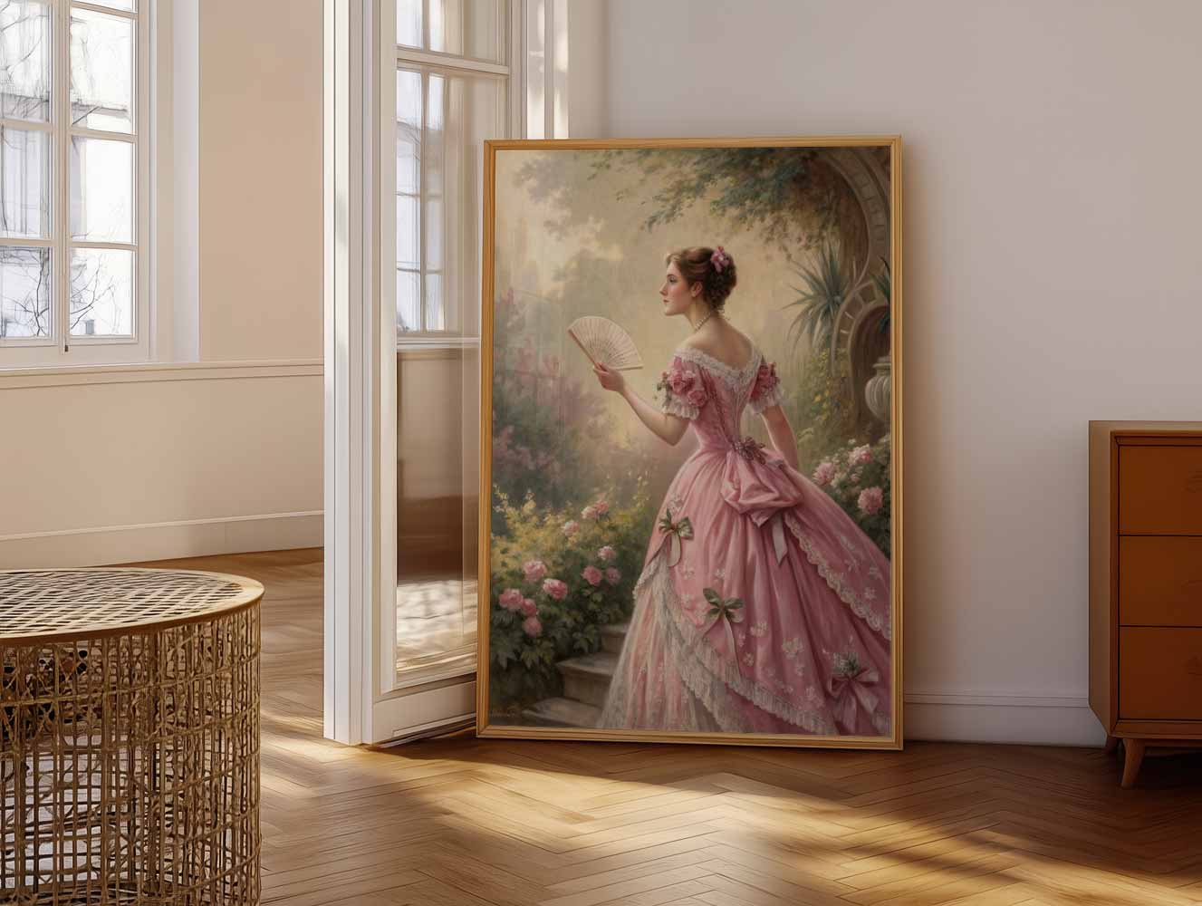 Elegante Victoriaanse Dame Poster-WallArtistic