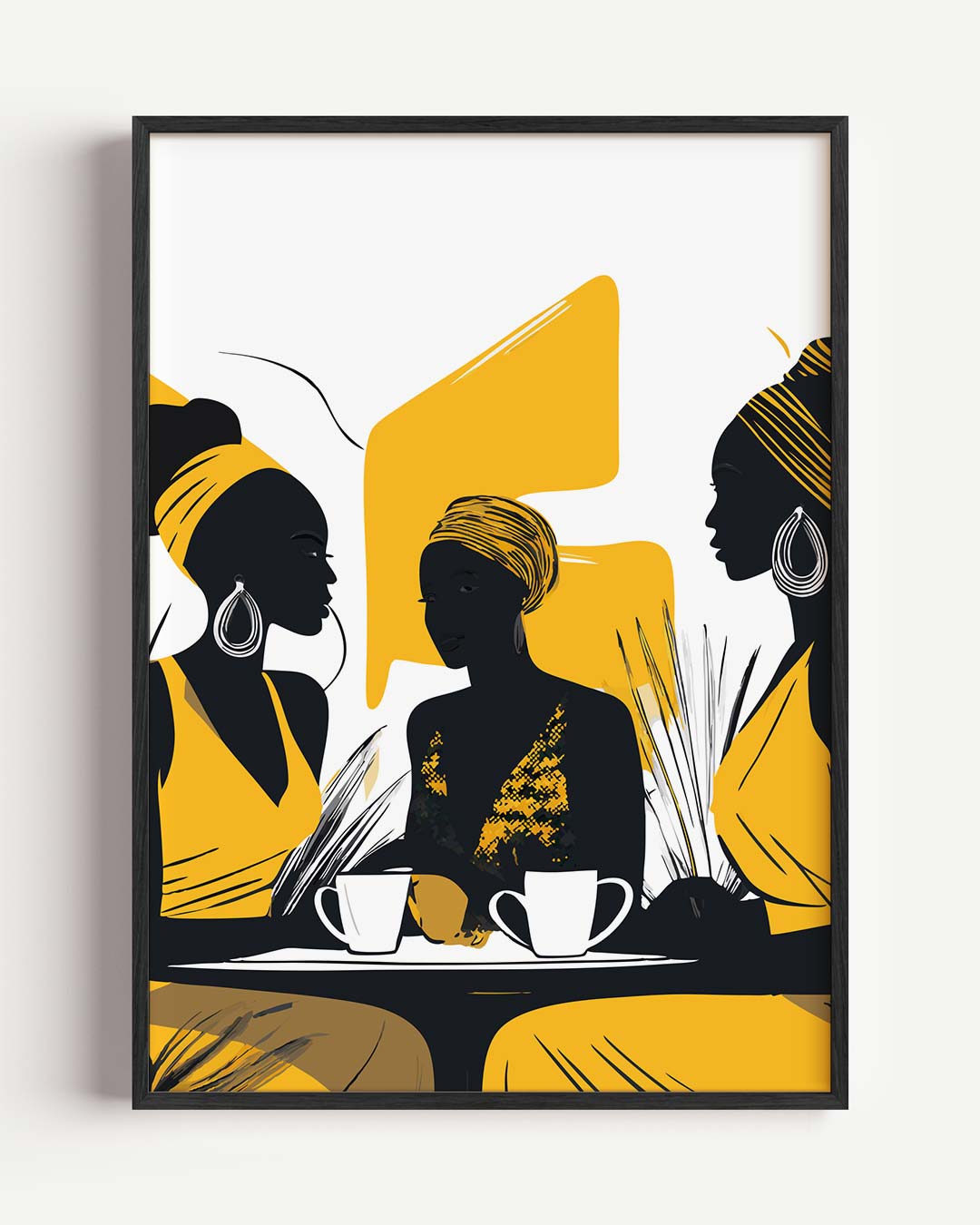 Stijlvolle Samenkomst Poster-WallArtistic