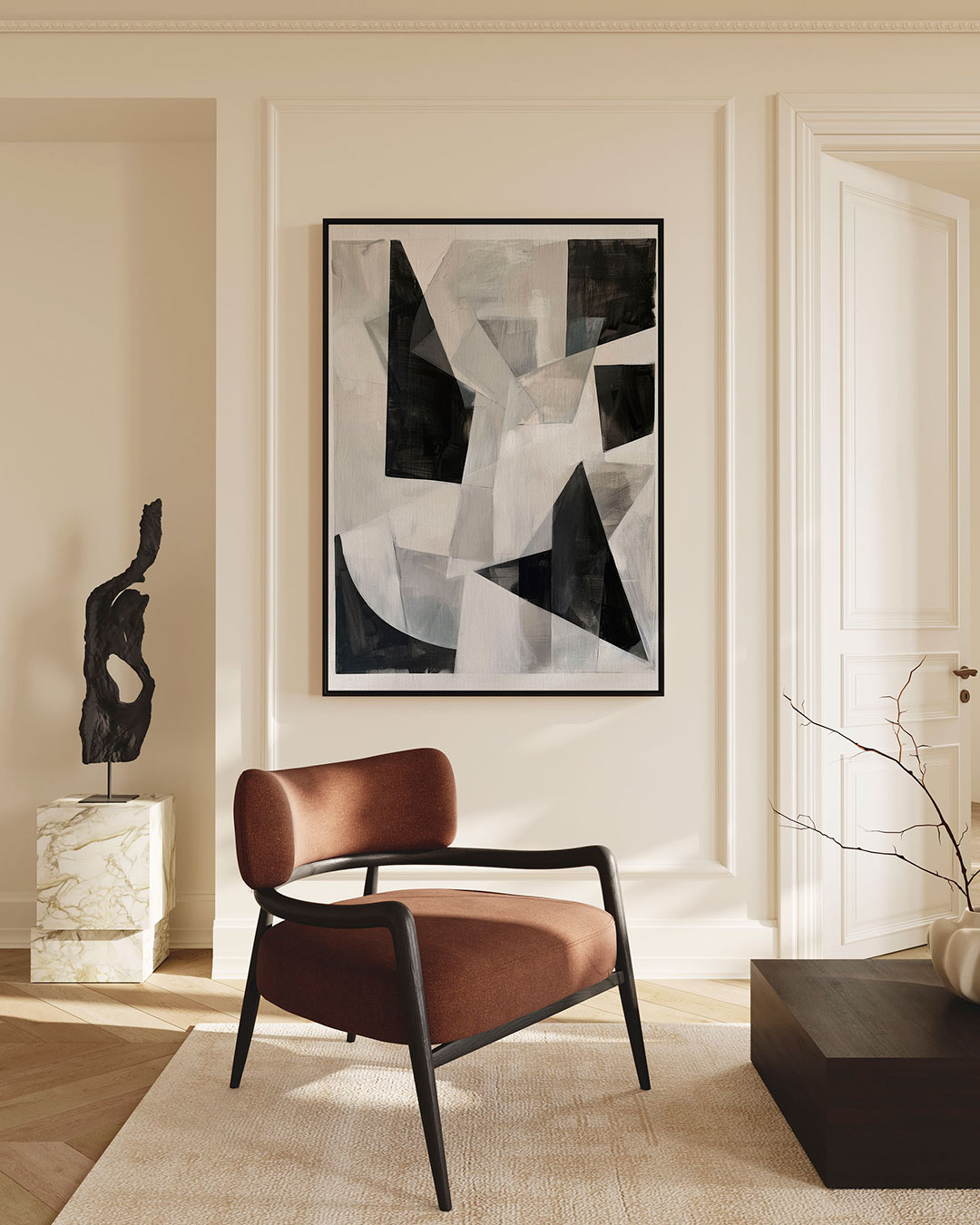 Geometrische vormen Kunstwerk