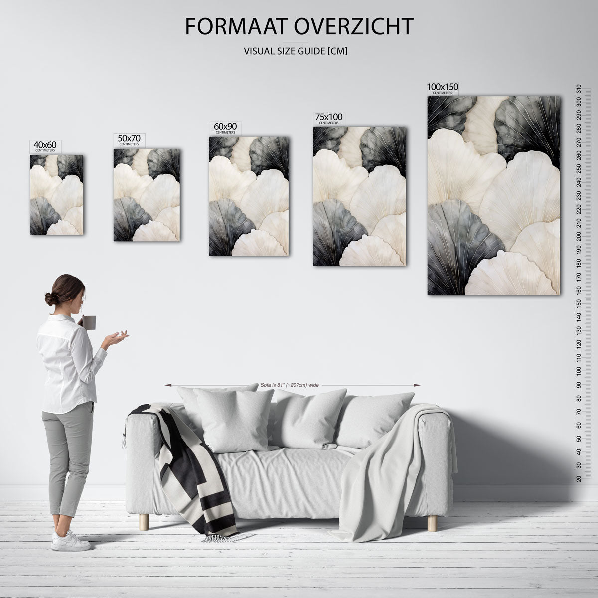 Organische vormen Kunstwerk