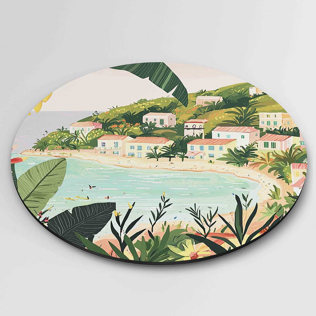 Tropische baai Muurcirkel