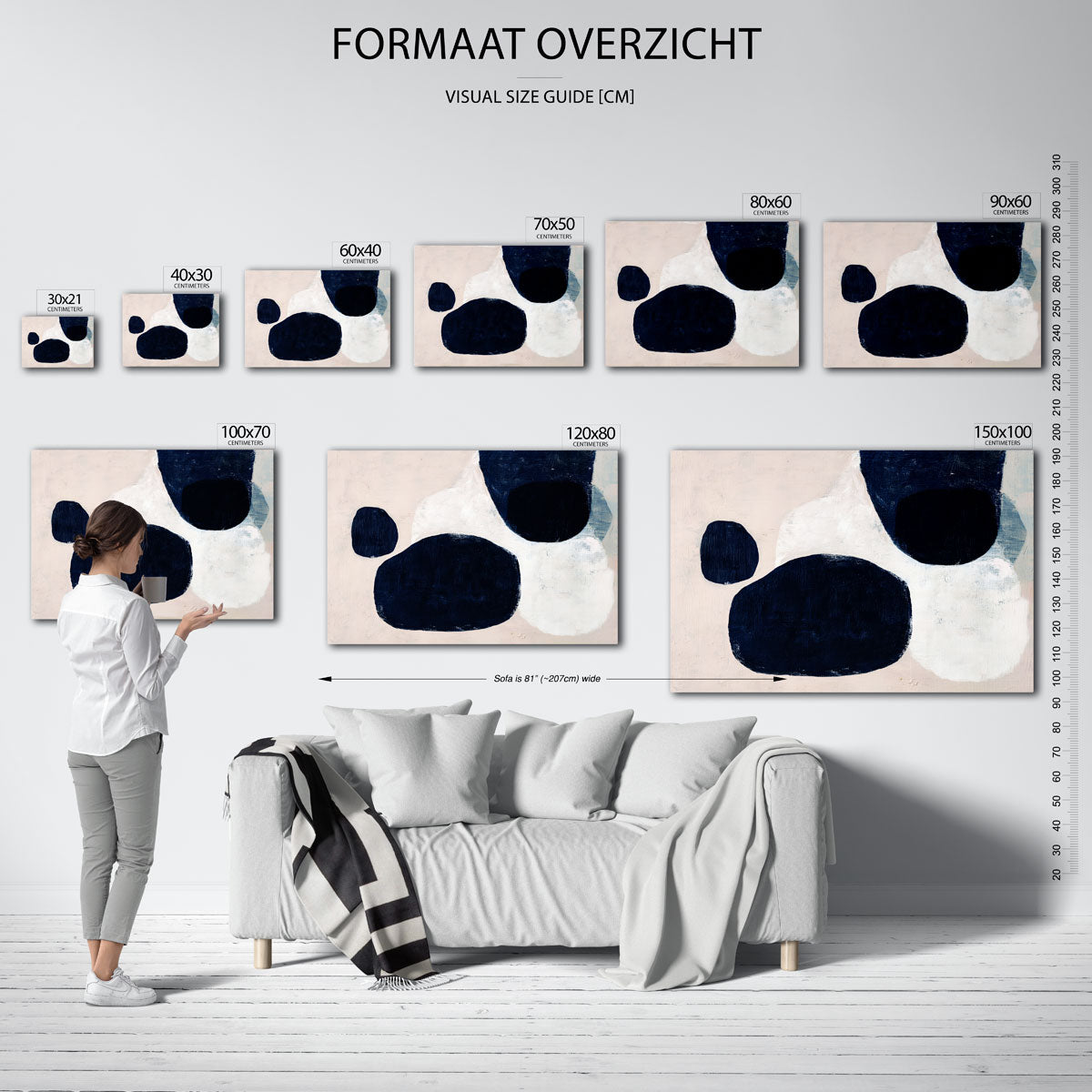 Abstracte vormen Poster