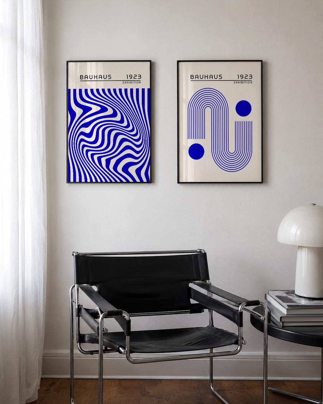 Golvend lijnenspel Posterset