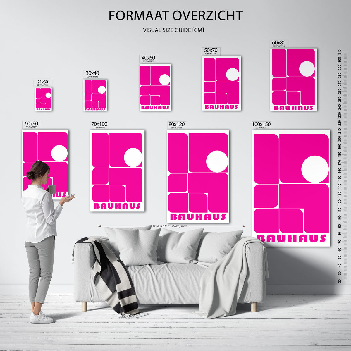 Vorm en kleur Poster