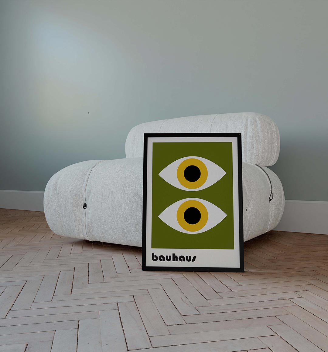 Oogvormen en kleur Poster