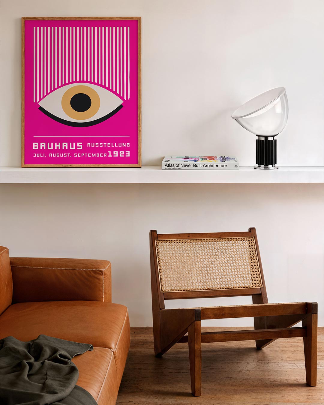 Lijnen en oogvorm Poster