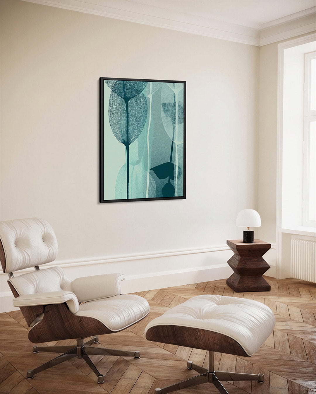 Organische vormen compositie Kunstwerk