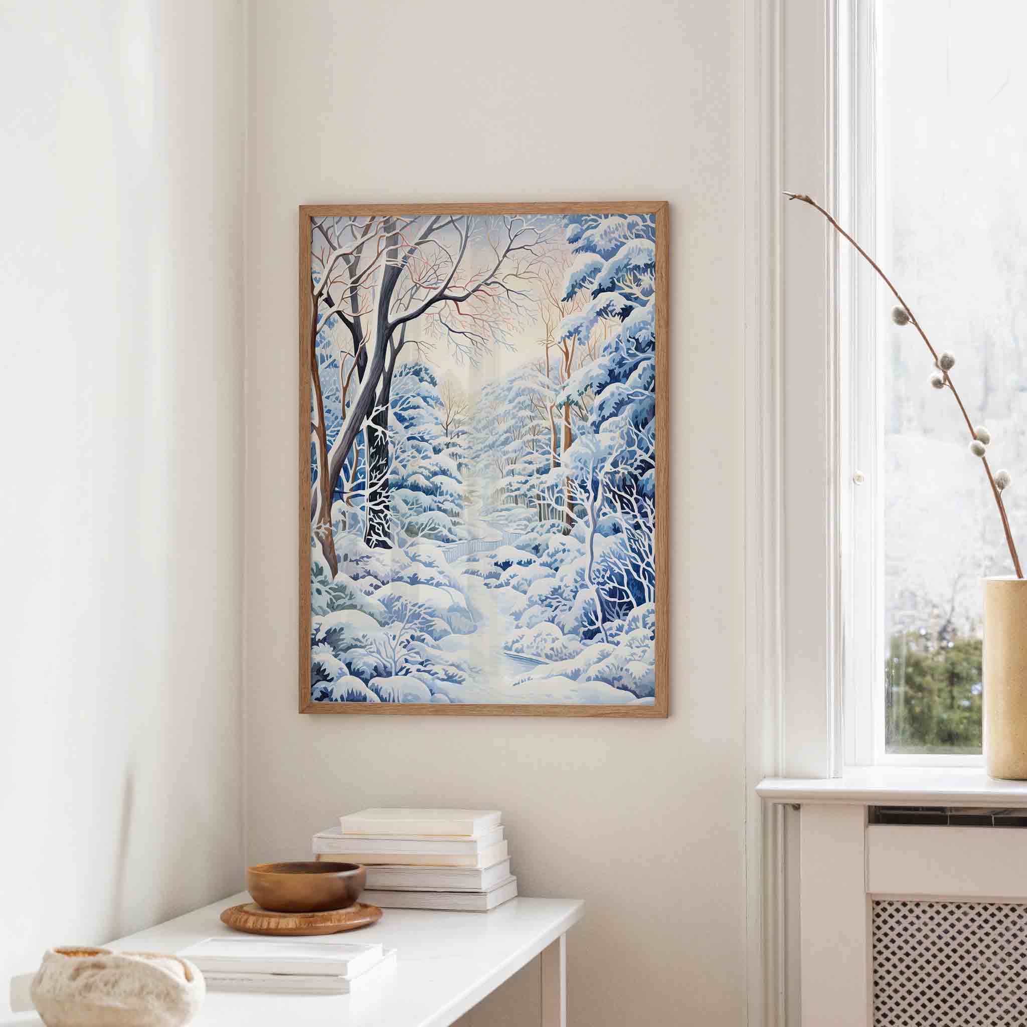 Sneeuwlandschap Poster