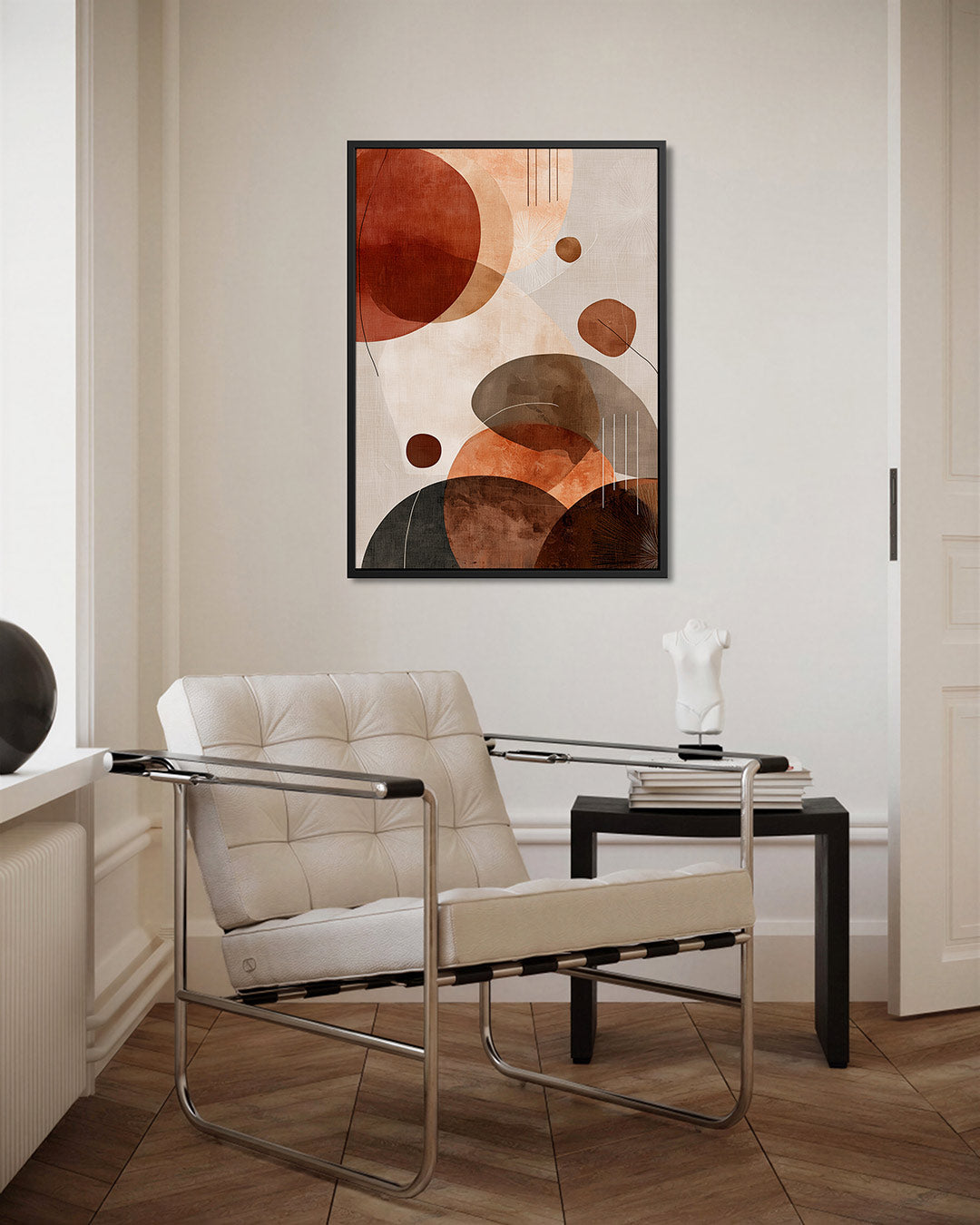 Organische vormen compositie Kunstwerk