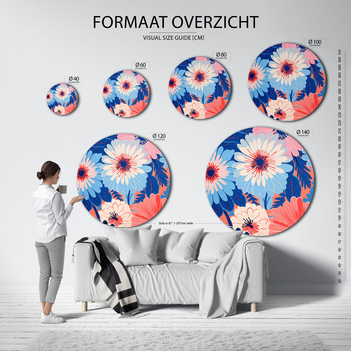 Bloemenpracht Muurcirkel