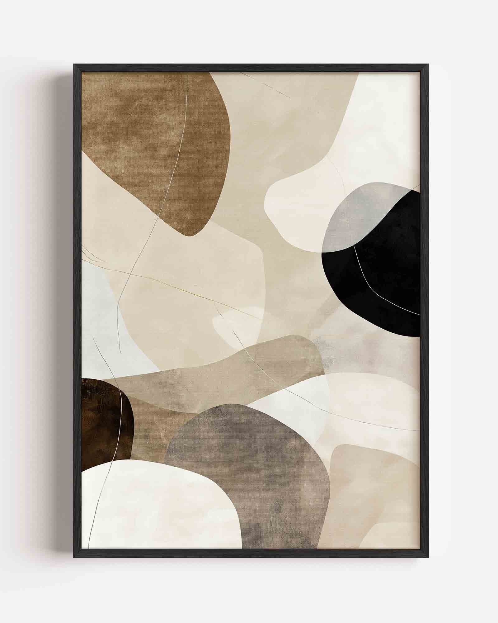 Abstracte vormen Poster