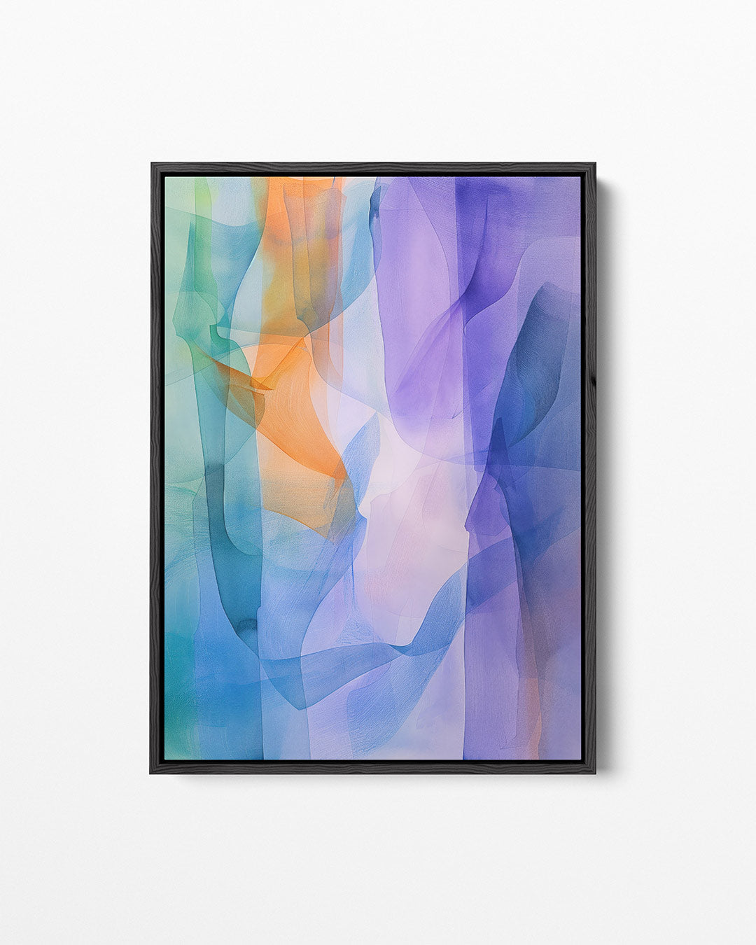 Vloeiende kleuren harmonie Kunstwerk