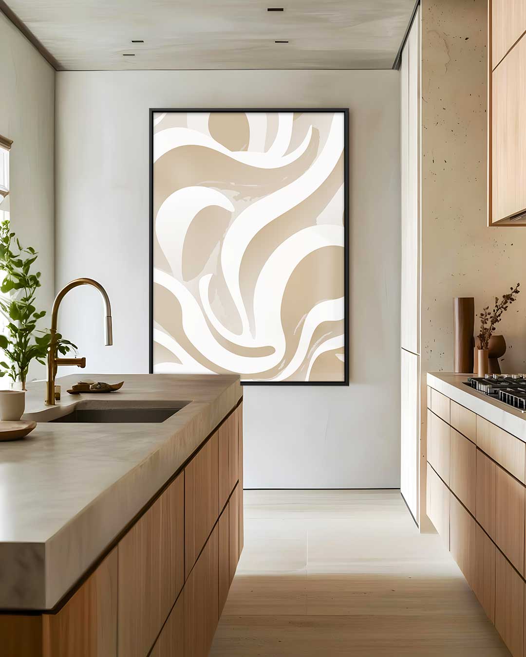 Golvend Droomlandschap Kunstwerk-canvas-dibond-plexiglas-wanddecoratie-WallArtistic