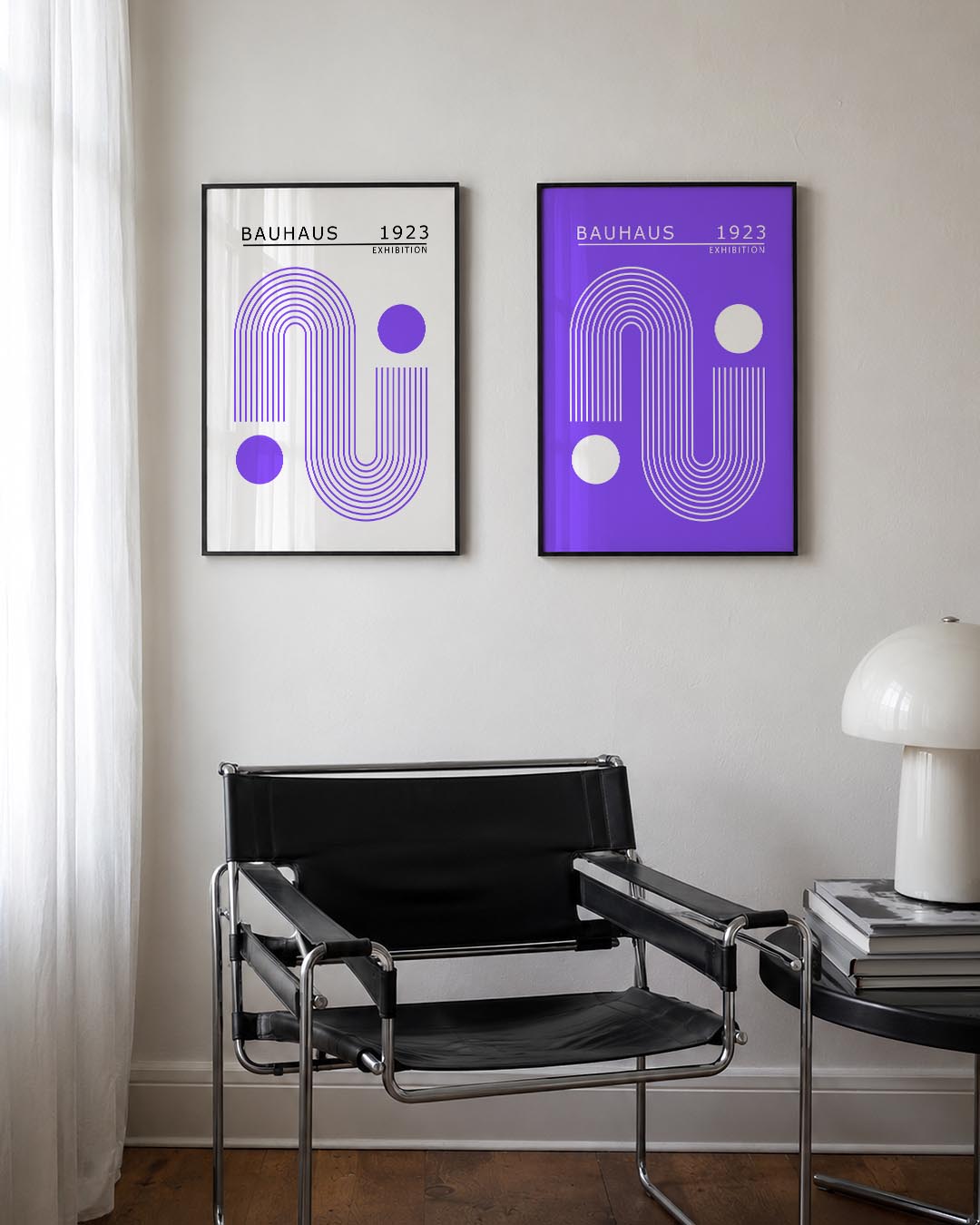 Lijnen en cirkelspel Posterset