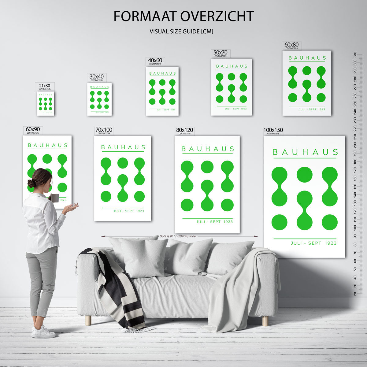 Vormen en ritme Poster
