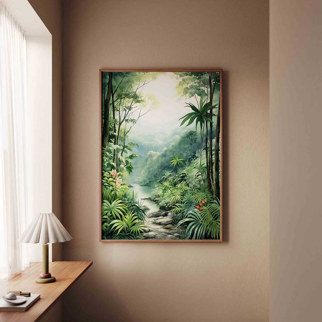 Weelderige jungle Poster