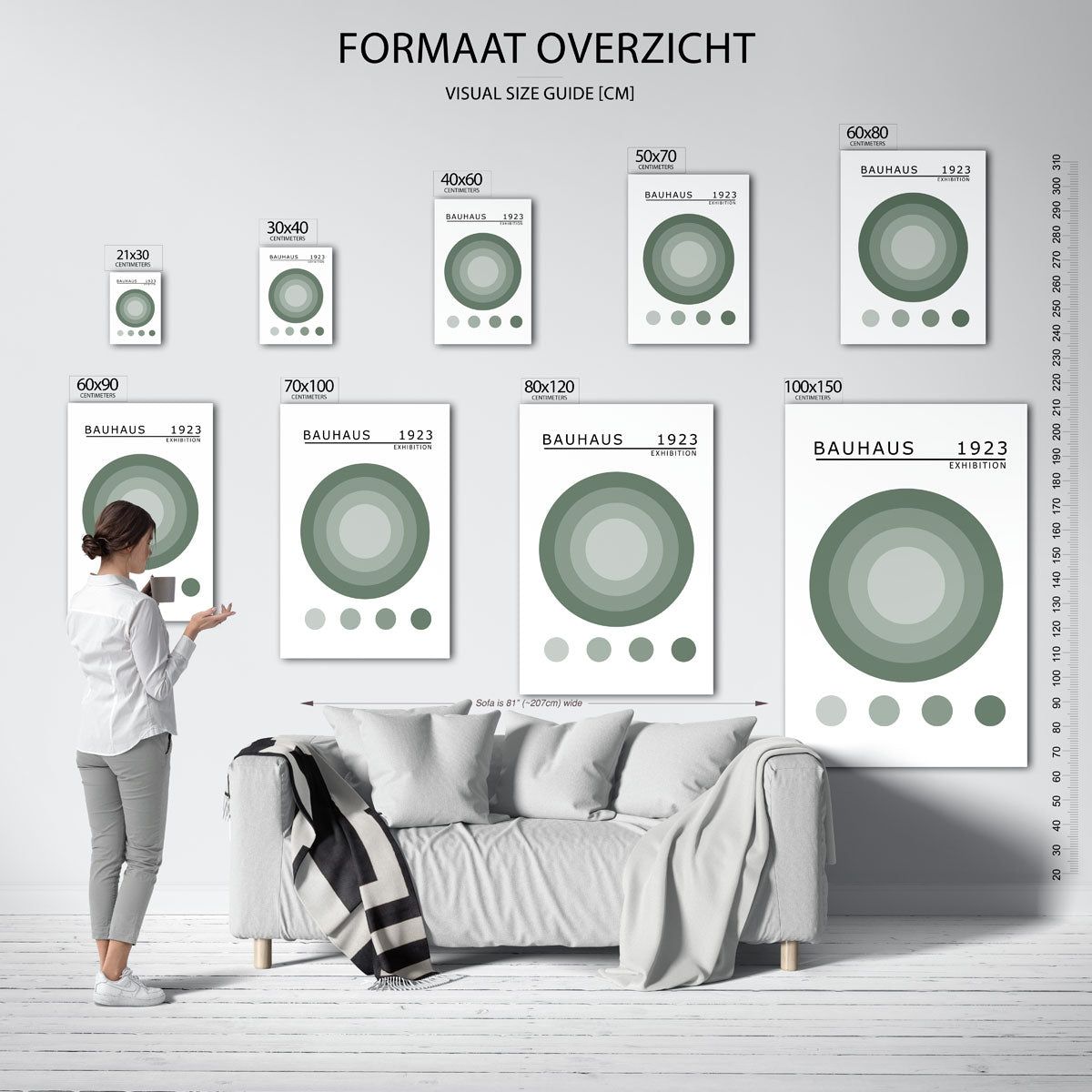 Cirkelstructuur Poster