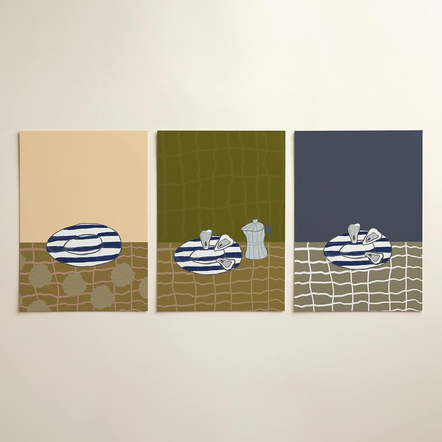 Vorm en kleurenspel Posterset