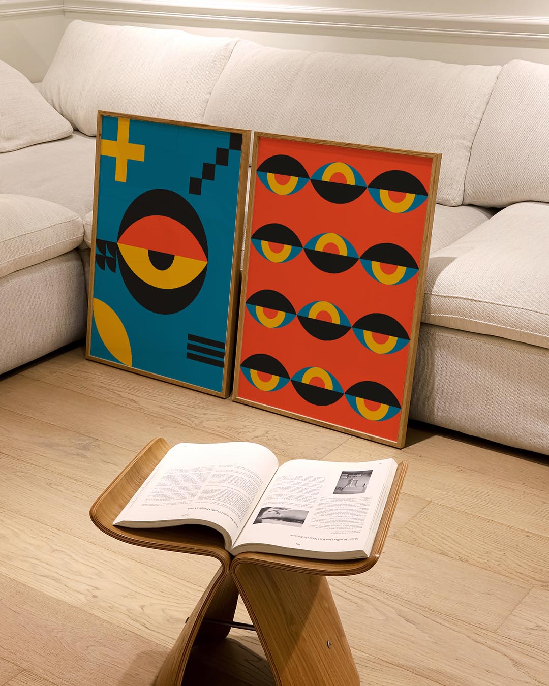Oogvormen ritme Posterset