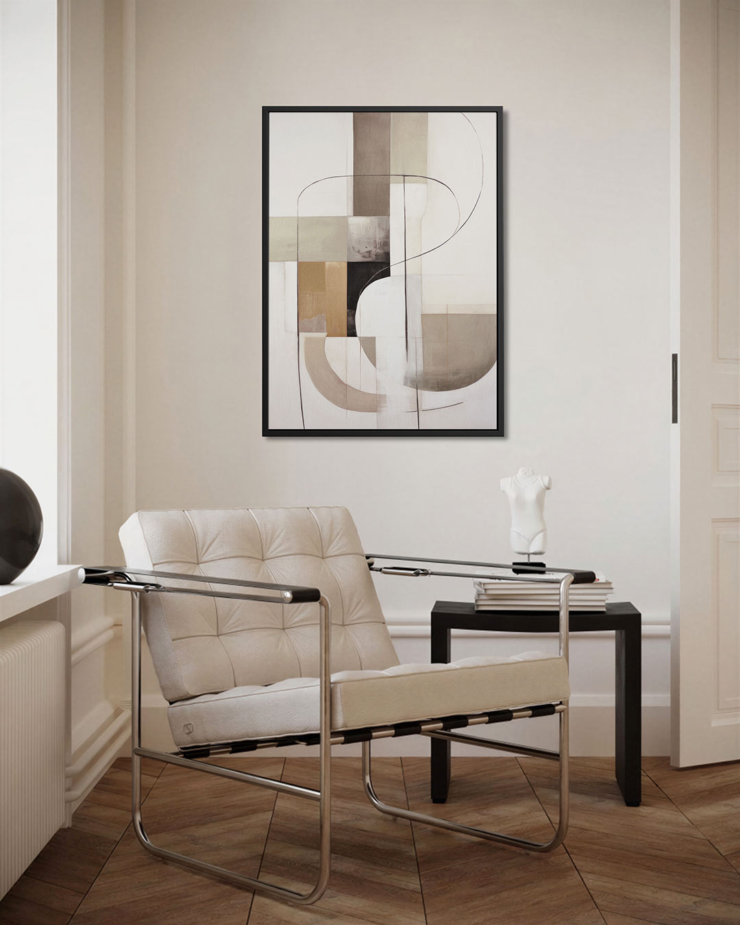 Geometrische lijnen Kunstwerk