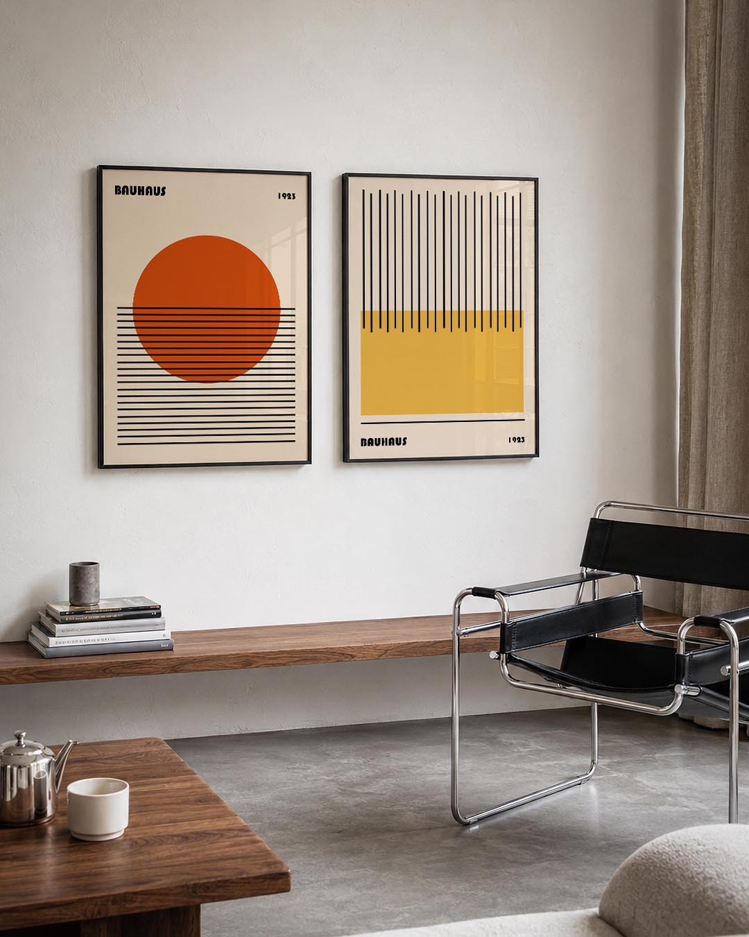 Cirkel en lijnen Posterset