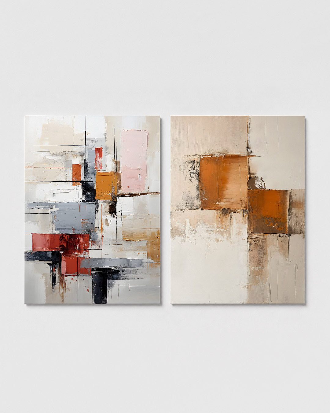 Kleurvlakken en lijnen Posterset