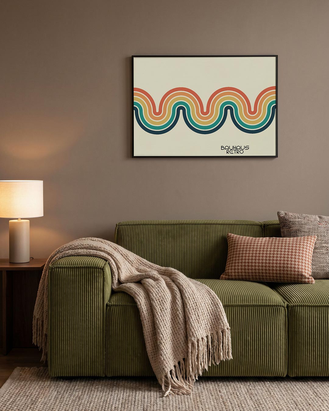 Golvend lijnenspel Poster
