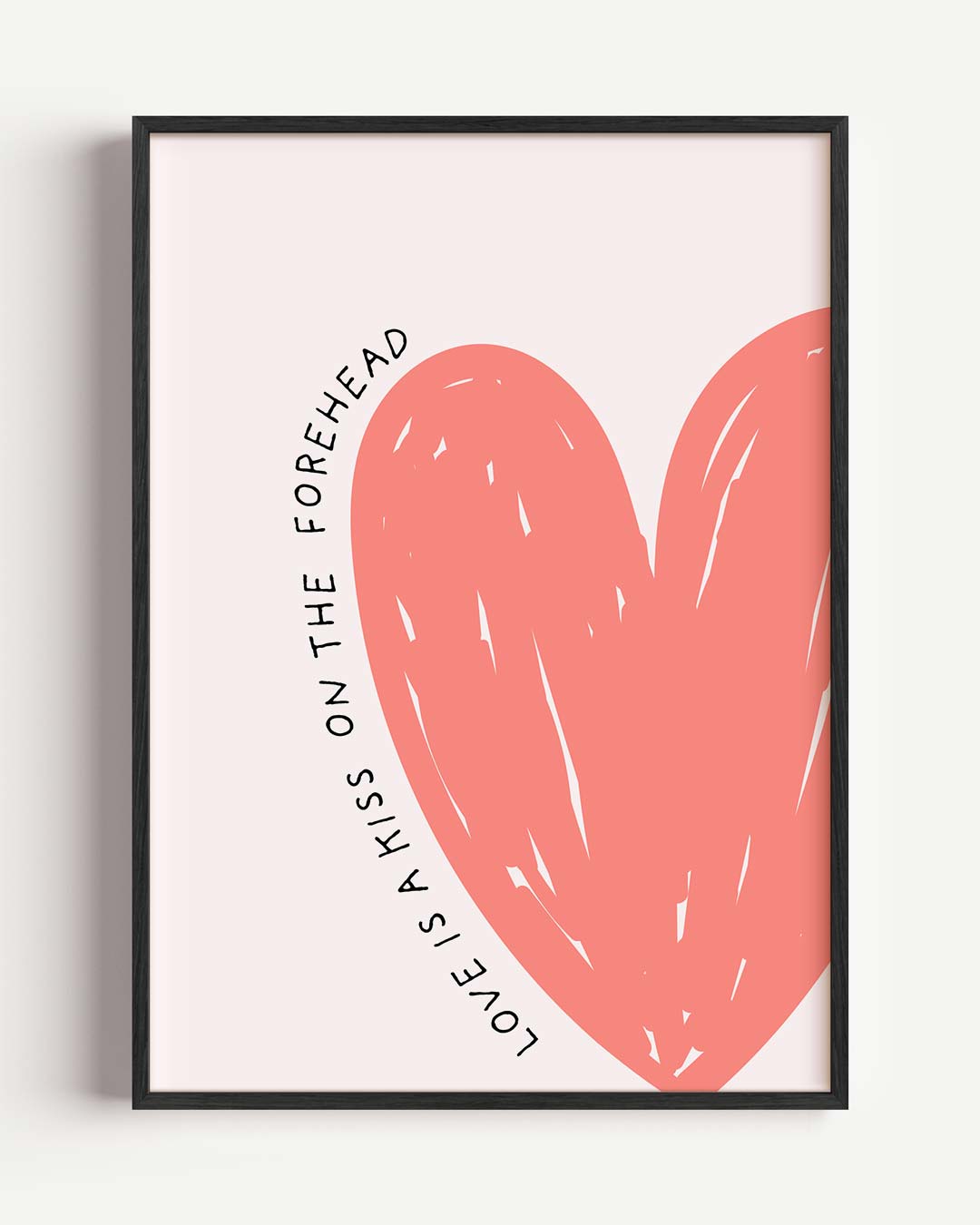 Liefdes Kus Poster-WallArtistic