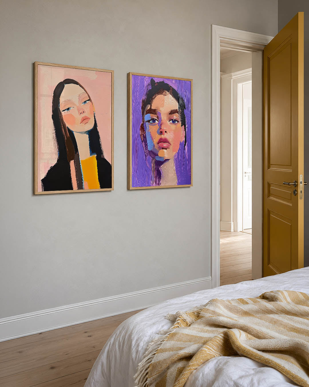 Portret in pastel Posterset