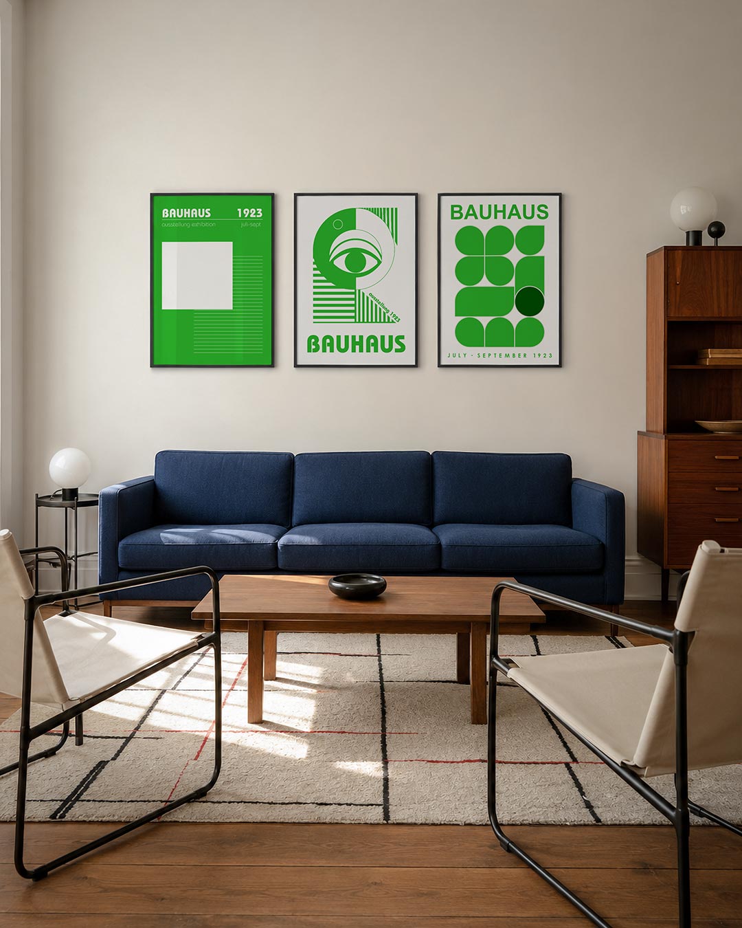 Lijnen en vlakte Posterset