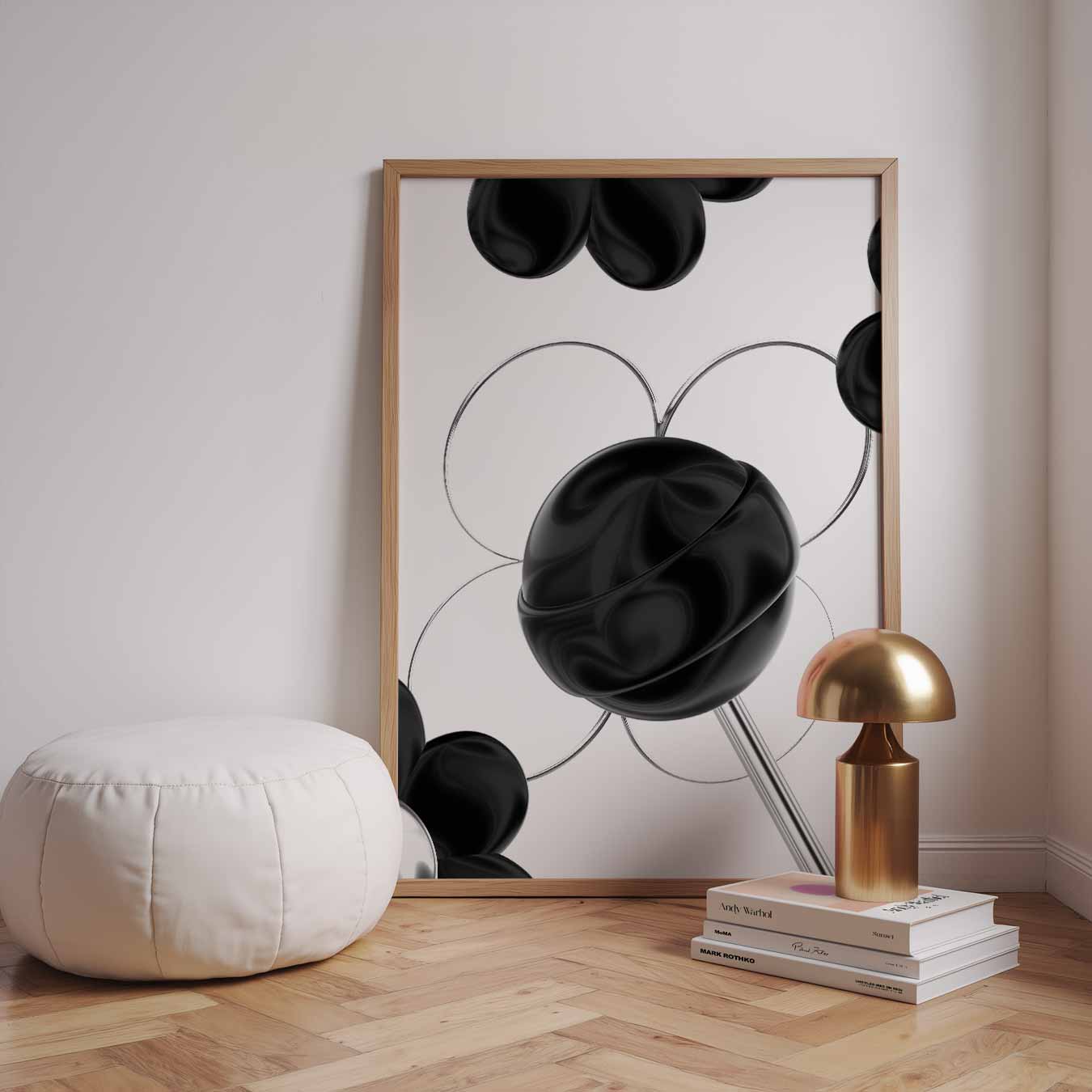 Modern Minimalistische Bloemenposter-WallArtistic