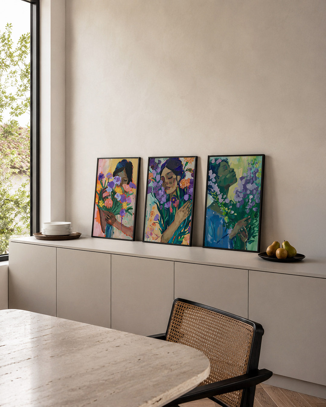 Bloemrijke harmonie Posterset