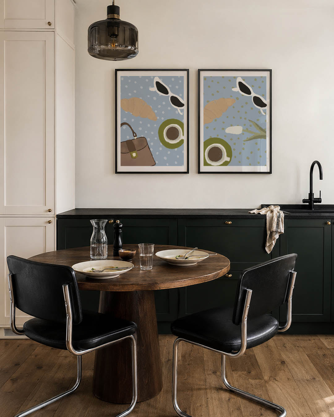 Ontbijt en accessoires Posterset