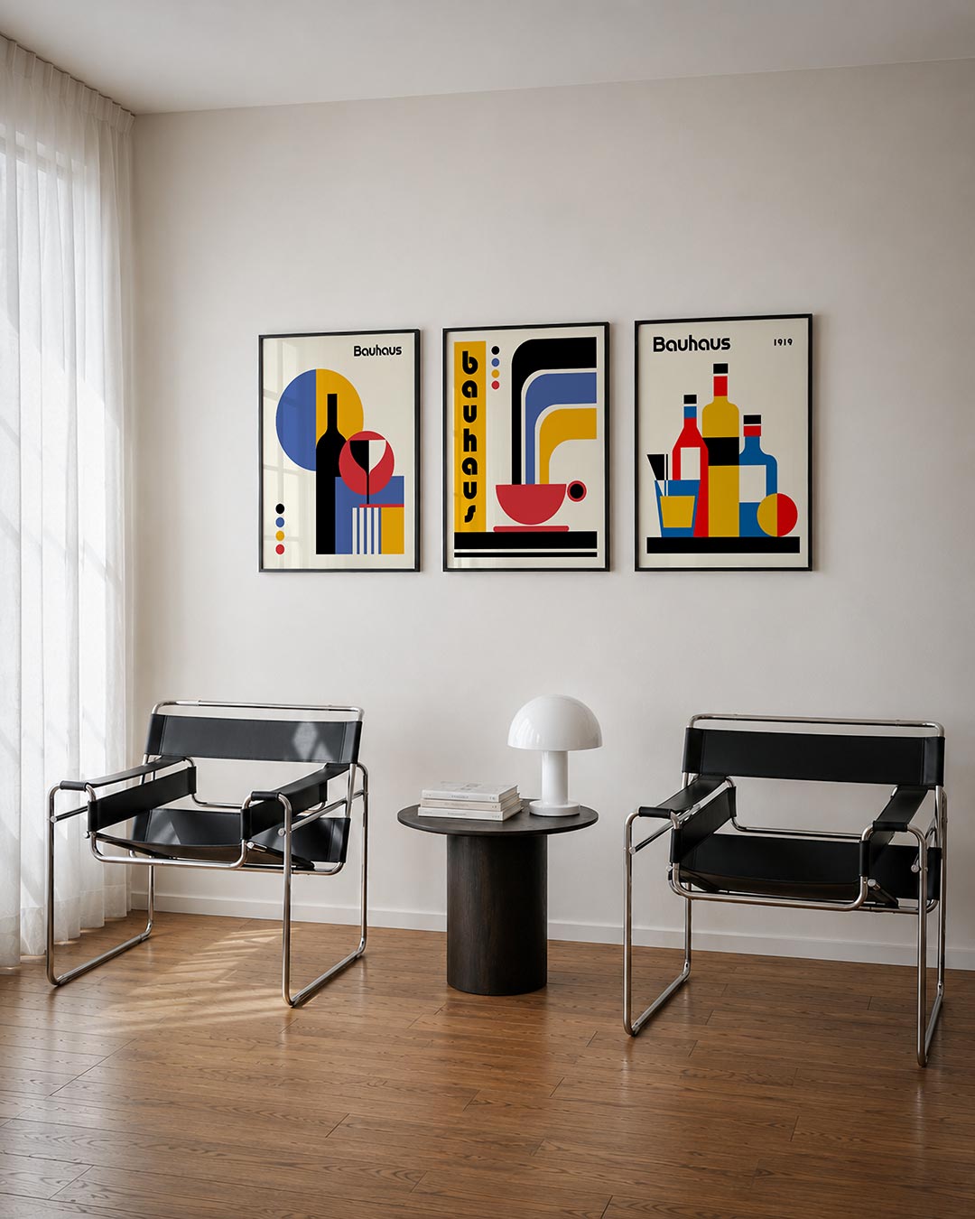 Vormen en kleurvlakken Posterset