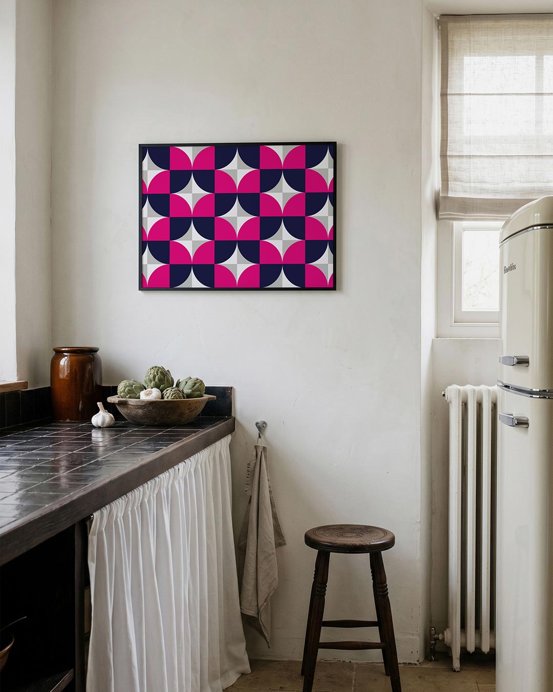 Vormritme en kleur Poster