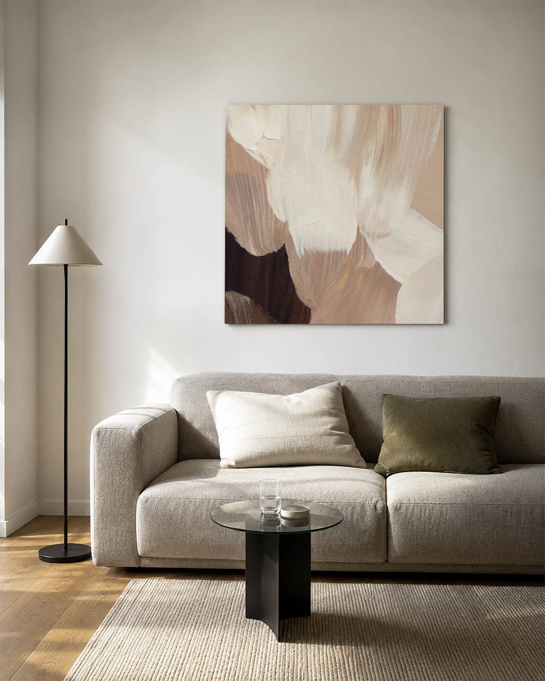 Penseelstreken Kunstwerk