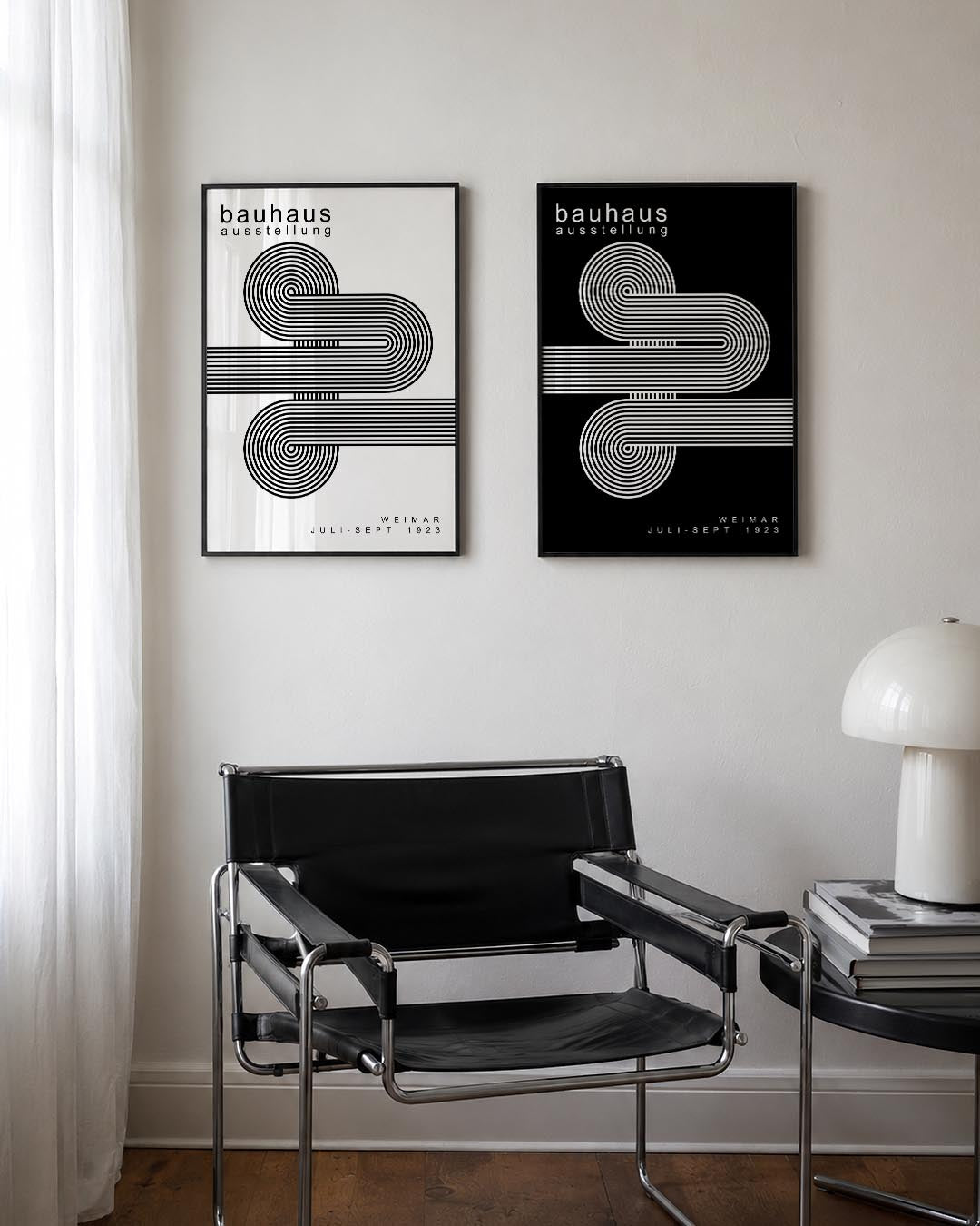 Lijnen en cirkelpatronen Posterset