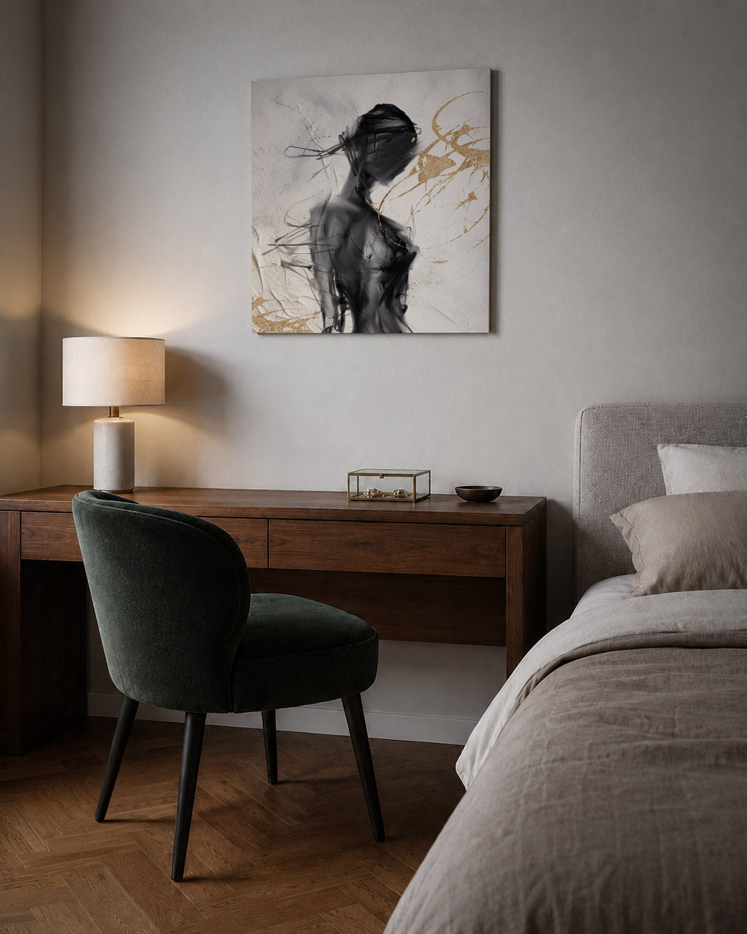 Dynamische vormen Kunstwerk